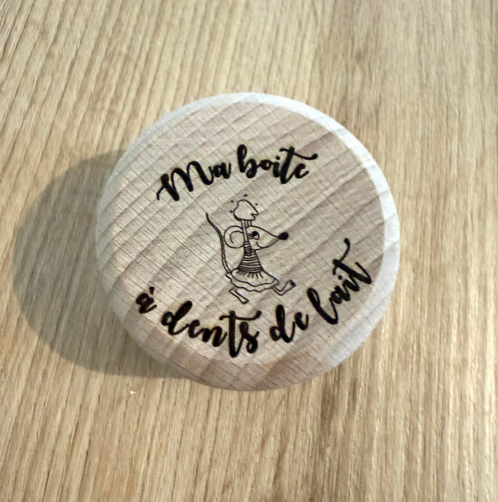 Boite à dents de lait