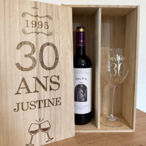 Coffret bouteille de vin/champagne